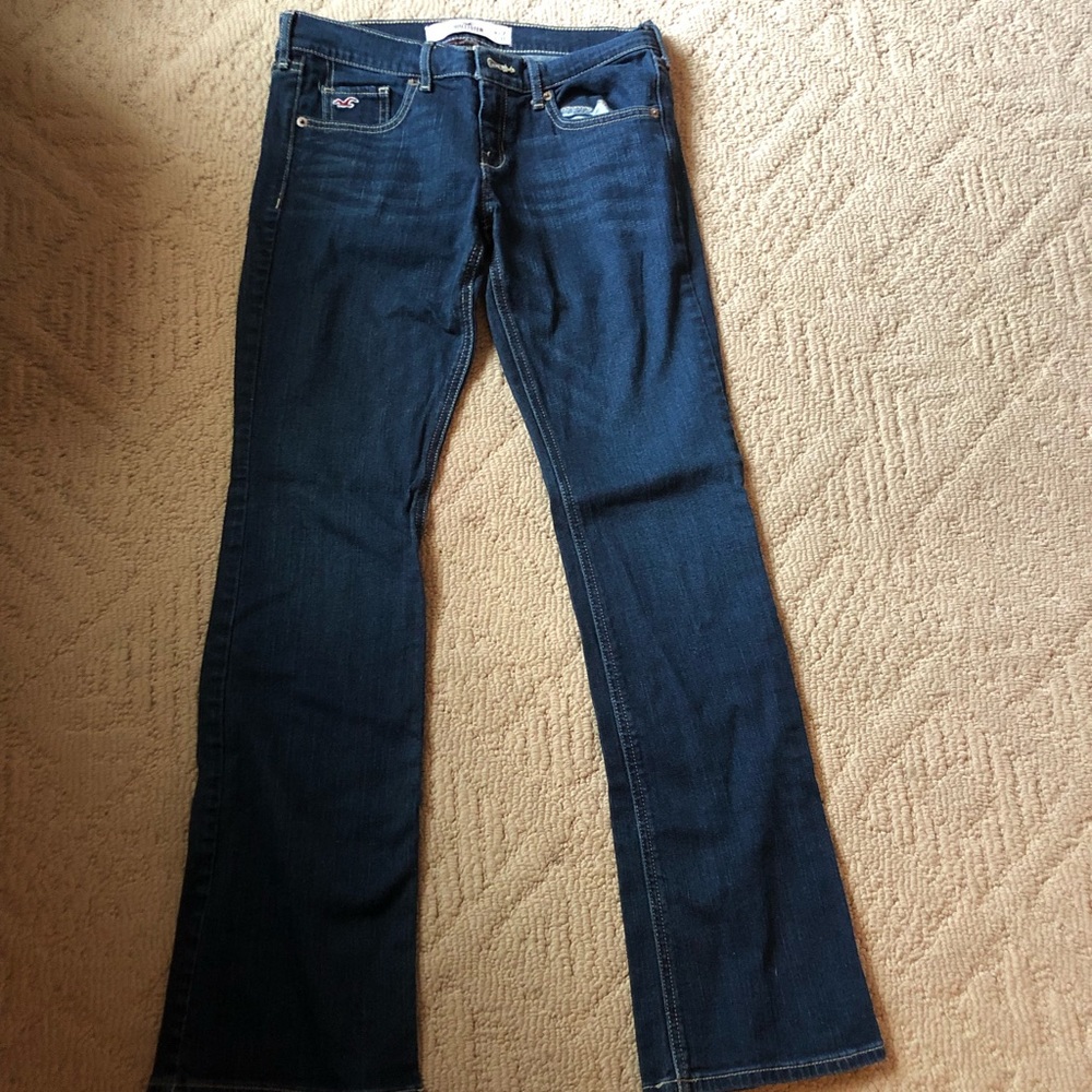 Hollister Dark wash boot cut jeans